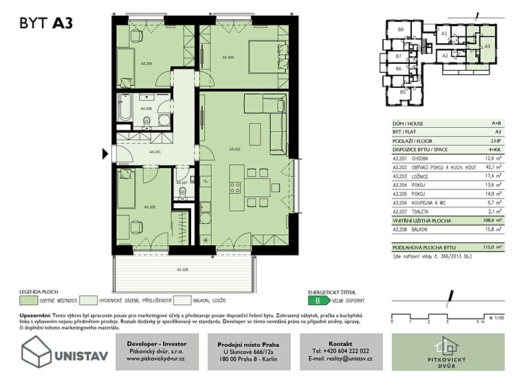 Prodej bytu 4+kk 108 m² (Jednopodlažní) - foto 7