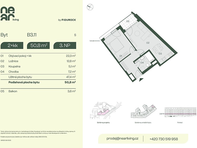 Prodej bytu 2+kk 51 m² - foto 8