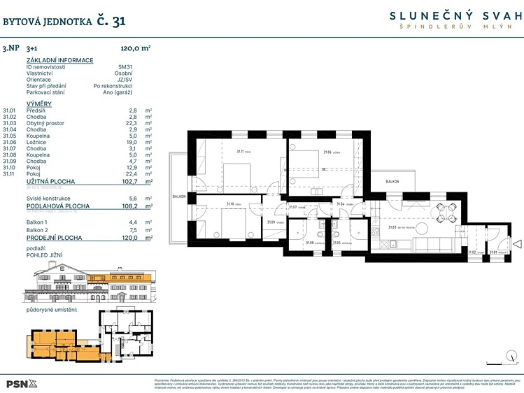 Prodej bytu 4+kk 103 m² - foto 2