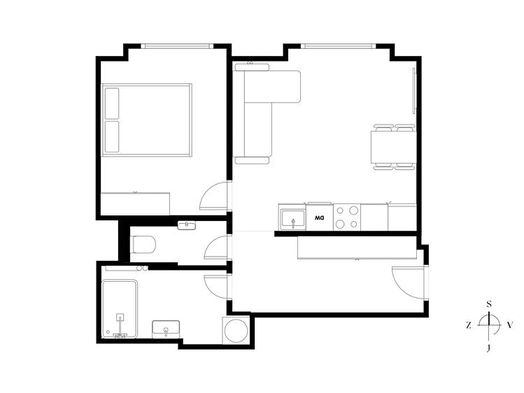 Prodej bytu 2+kk 41 m² - foto 3