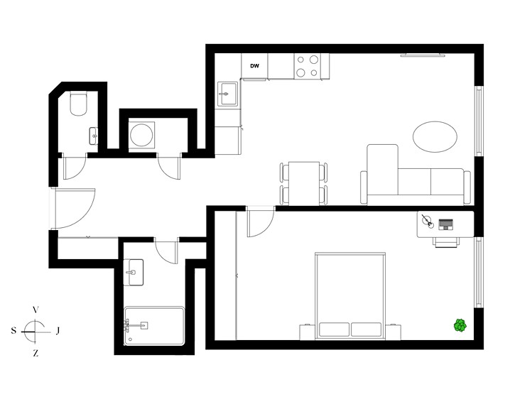 Prodej bytu 2+kk 53 m² - foto 3