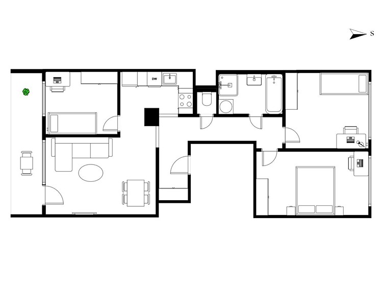 Prodej bytu 4+kk 76 m² - foto 3
