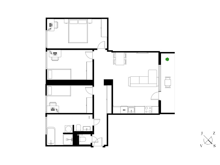 Prodej bytu 4+kk 79 m² - foto 3