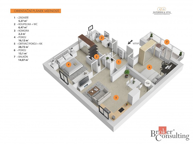 Prodej bytu 3+kk 85 m² - foto 1