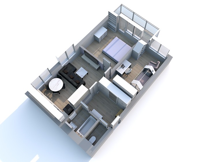 Prodej bytu 3+kk 66 m² - foto 6