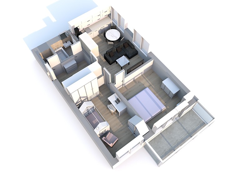 Prodej bytu 3+kk 66 m² - foto 5