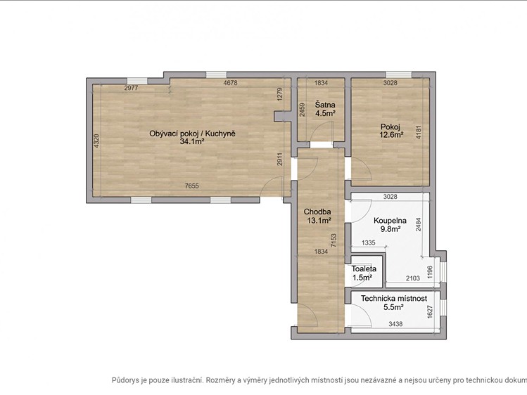 Prodej bytu 2+kk 81 m² (Jednopodlažní) - foto 7