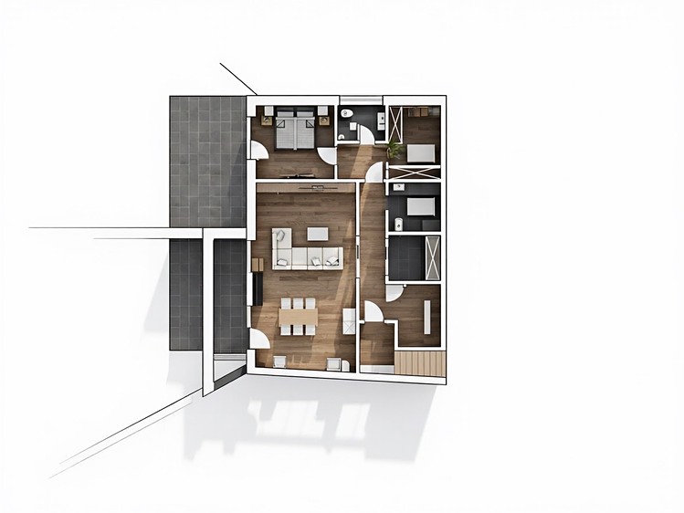 Prodej bytu 2+kk 102 m² (Podkrovní) - foto 6