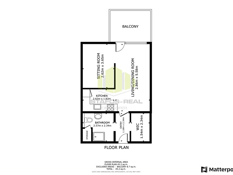 Pronájem bytu 1+kk 43 m² - foto 2