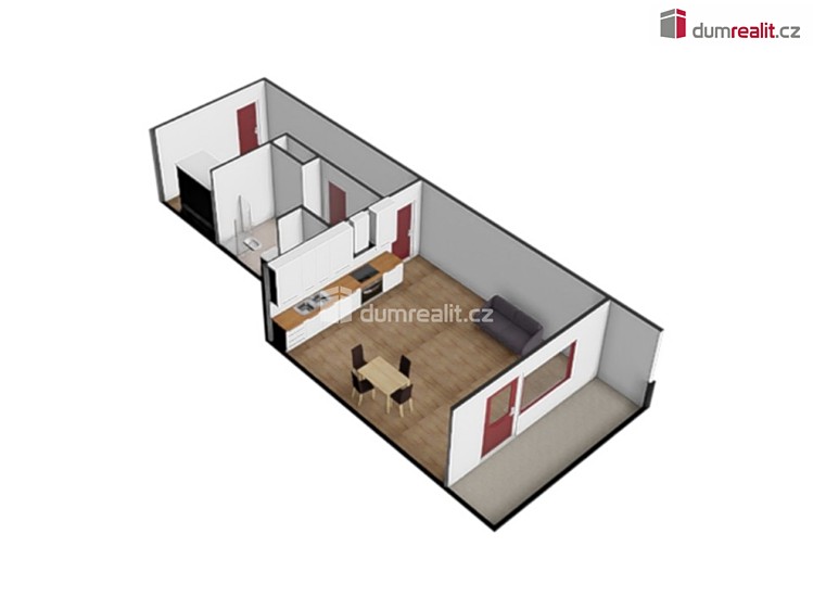 Pronájem bytu 1+kk 37 m² - foto 6