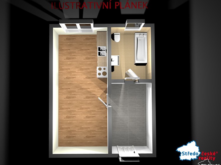 Pronájem bytu 1+kk 35 m² - foto 5