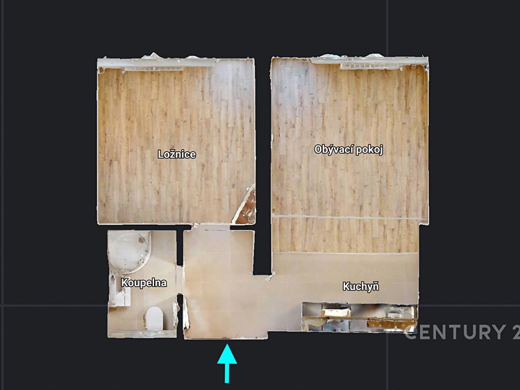 Pronájem bytu 2+kk 36 m² - foto 5