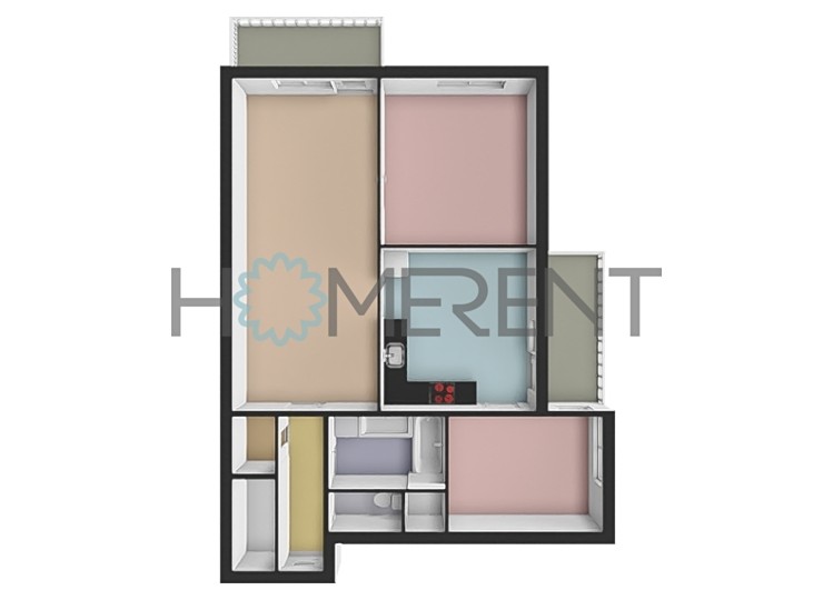 Pronájem bytu 3+1 83 m² (Jednopodlažní) - foto 4