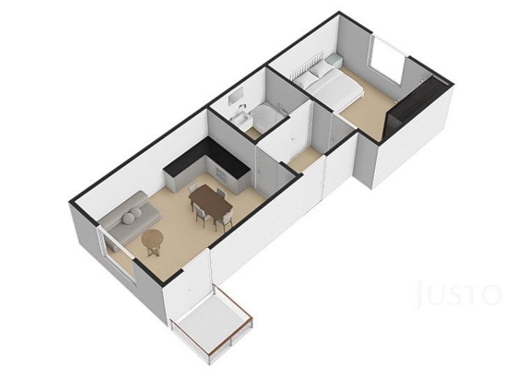Pronájem bytu 2+kk 45 m² - foto 5
