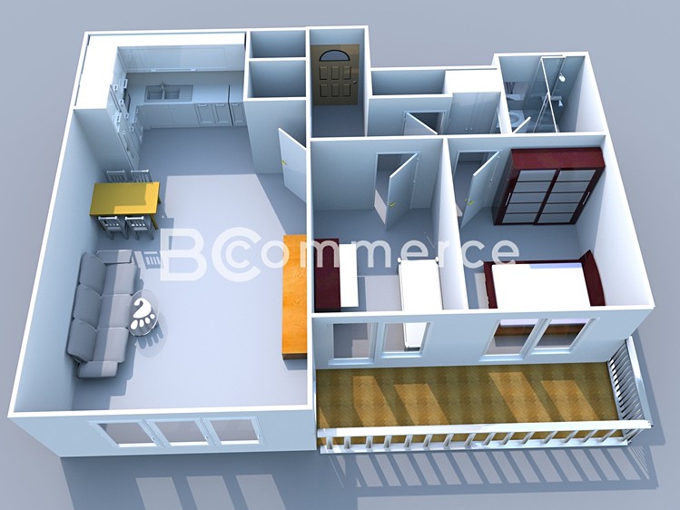 Pronájem bytu 3+kk 76 m² - foto 4