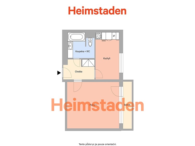 Pronájem bytu 1+1 39 m² - foto 7