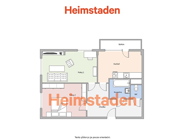 Pronájem bytu 2+1 64 m² - foto 7