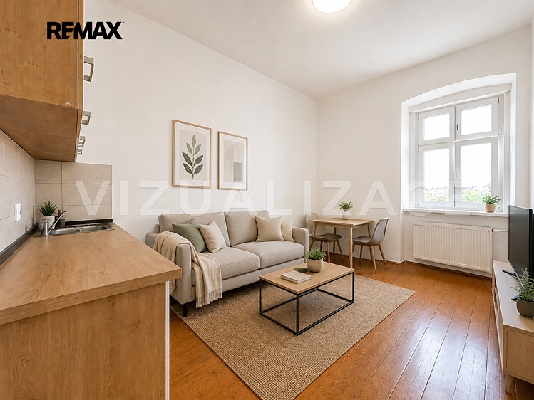 Pronájem bytu 1+kk 21 m² - foto 1