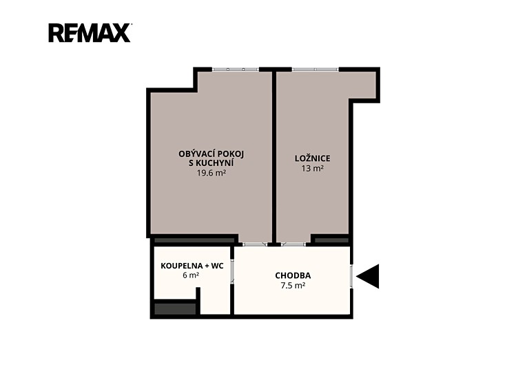 Pronájem bytu 2+kk 46 m² - foto 4