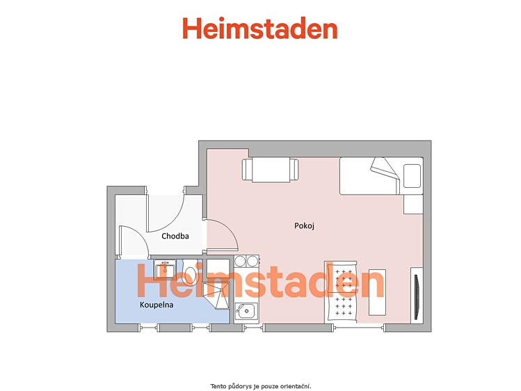 Pronájem bytu 1+kk 29 m² - foto 5