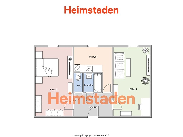 Pronájem bytu 2+1 49 m² - foto 7