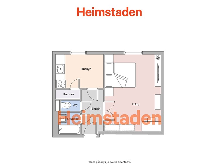 Pronájem bytu 1+1 35 m² - foto 8