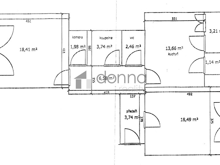 Pronájem bytu 2+1 70 m² - foto 3