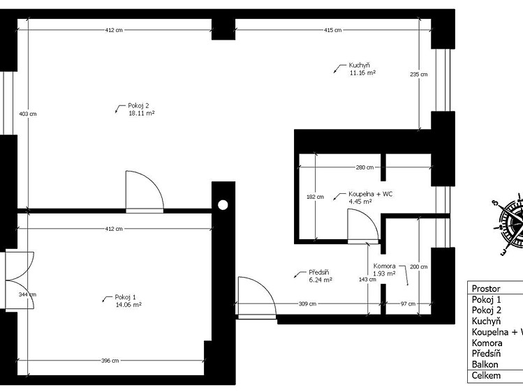 Pronájem bytu 2+kk 56 m² - foto 6