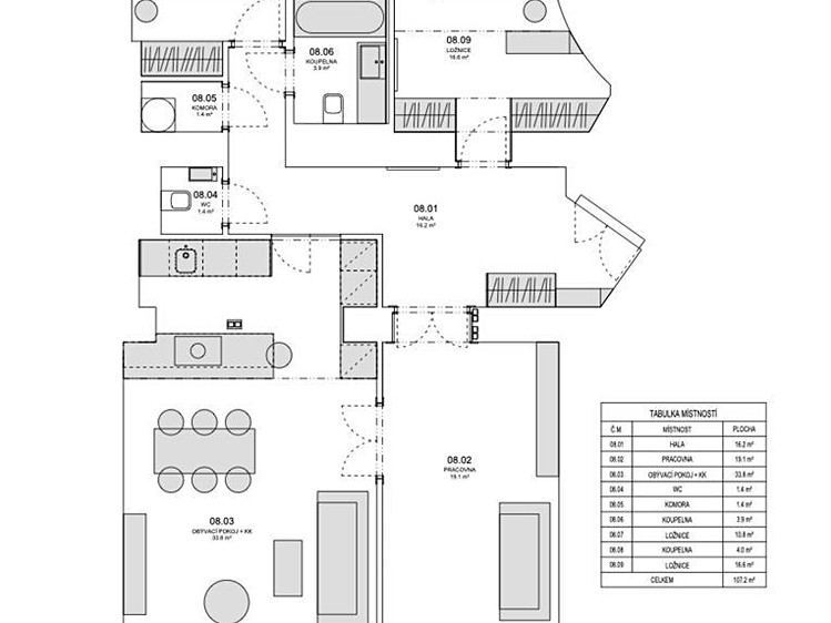 Pronájem bytu 4+kk 107 m² - foto 8
