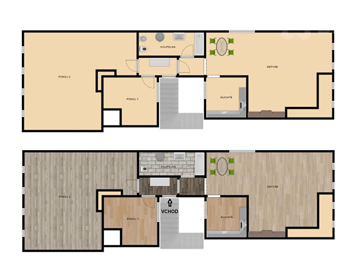 Pronájem bytu 3+1 120 m² - foto 1