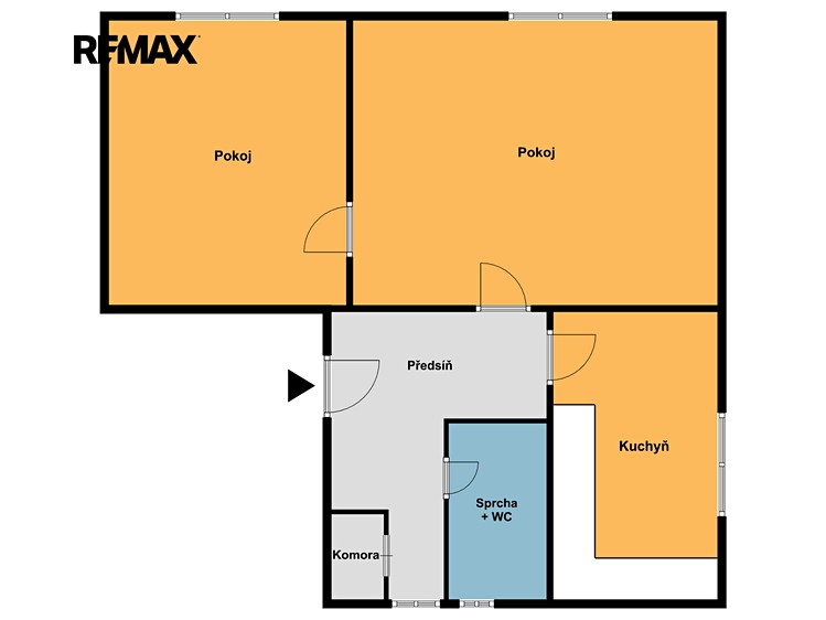 Pronájem bytu 2+1 60 m² - foto 2