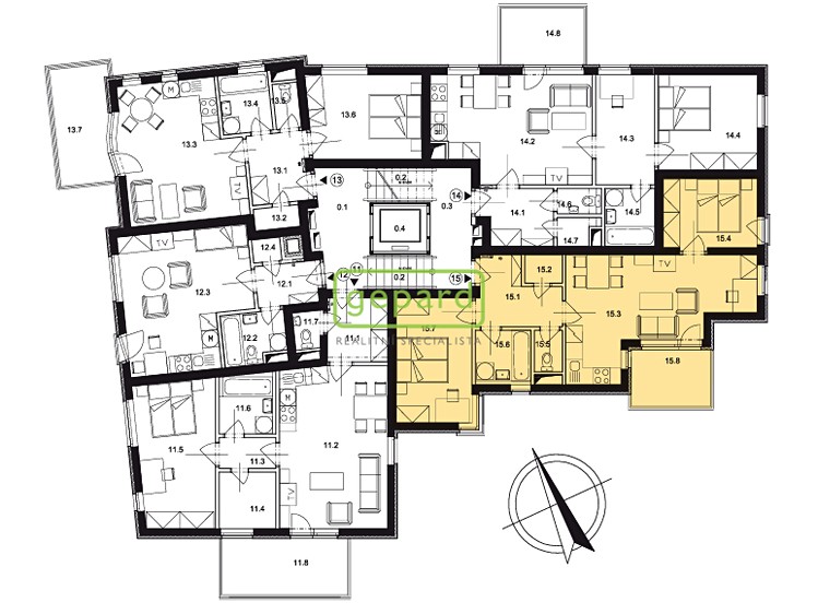 Pronájem bytu 3+kk 55 m² - foto 7
