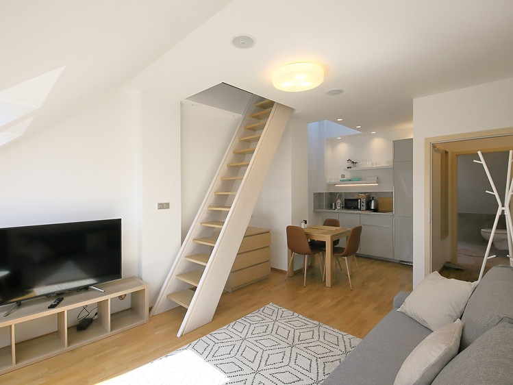 Pronájem bytu 1+kk 31 m² (Podkrovní) - foto 7