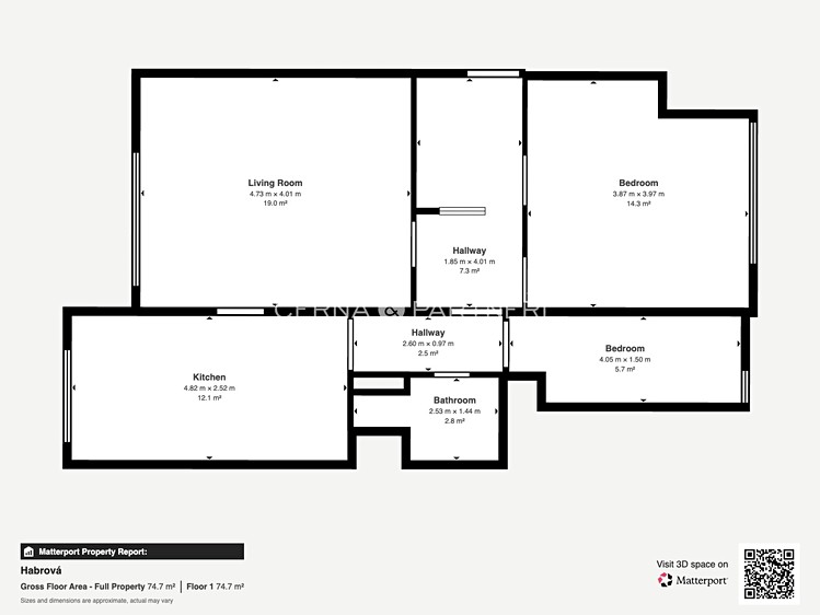 Pronájem bytu 3+1 75 m² - foto 8