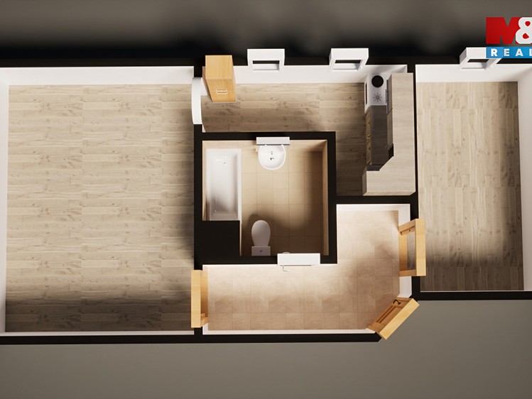 Pronájem bytu 2+1 42 m² - foto 4