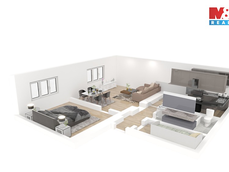 Pronájem bytu 2+1 61 m² - foto 8