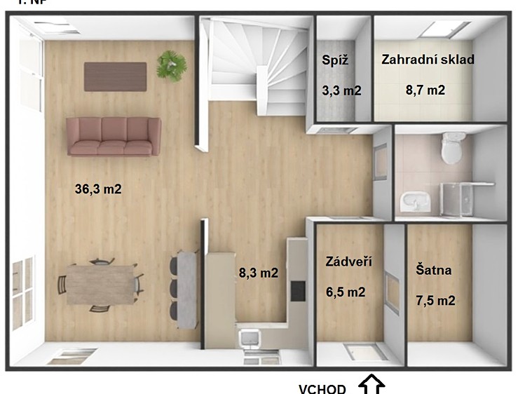 Prodej  rodinného domu 183 m², pozemek 724 m² - foto 6