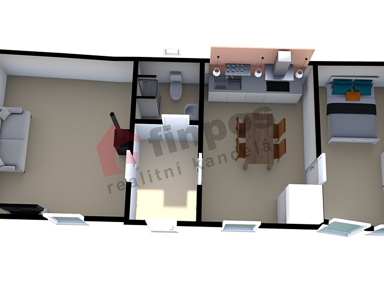 Prodej rodinného domu 54 m², pozemek 198 m² - foto 8