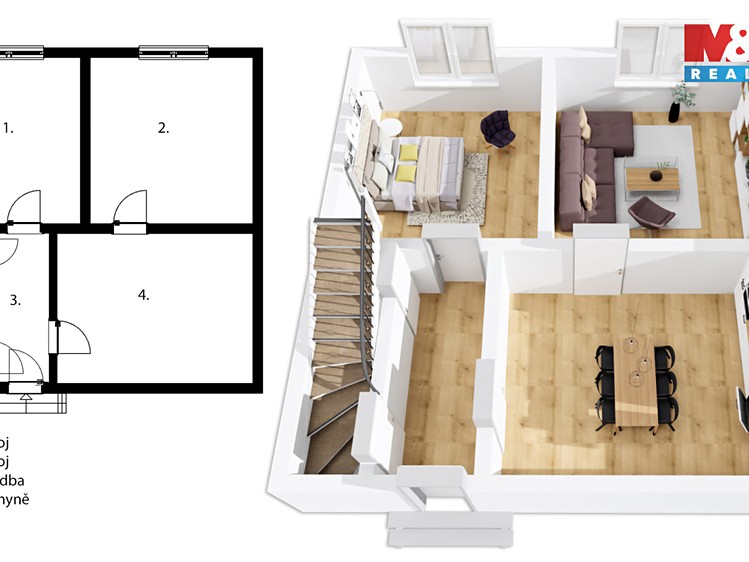 Prodej rodinného domu 56 m², pozemek 629 m² - foto 6