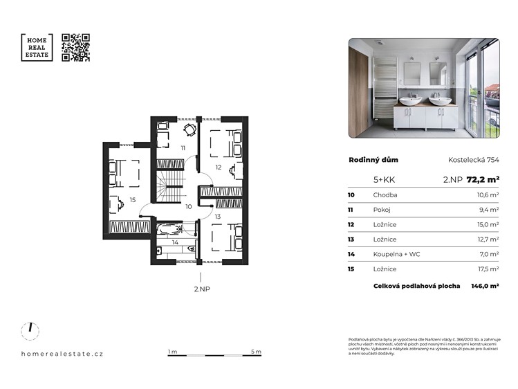 Prodej rodinného domu 145 m², pozemek 427 m² - foto 5