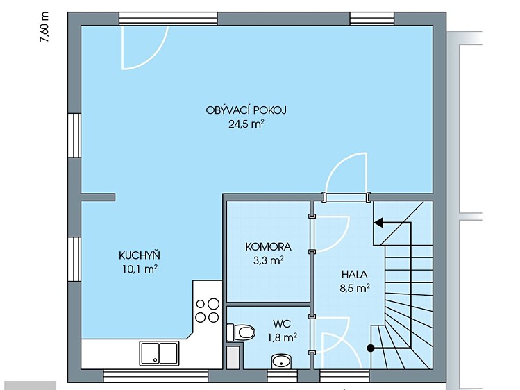 Prodej  rodinného domu 97 m², pozemek 528 m² - foto 5