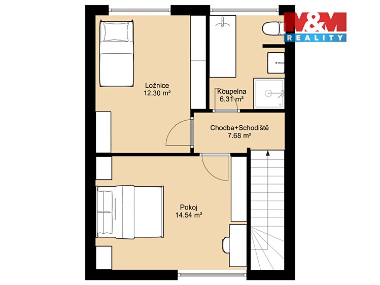 Prodej rodinného domu 82 m², pozemek 123 m² - foto 4
