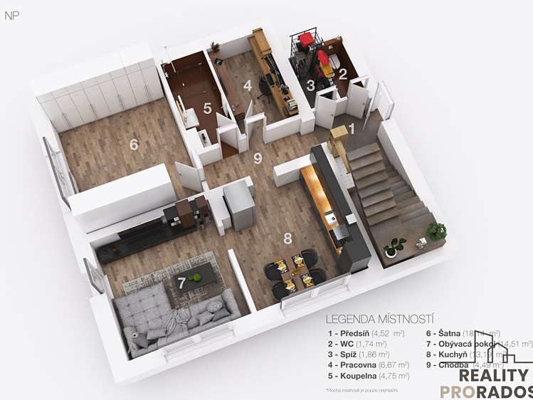 Prodej  rodinného domu 177 m², pozemek 764 m² - foto 3