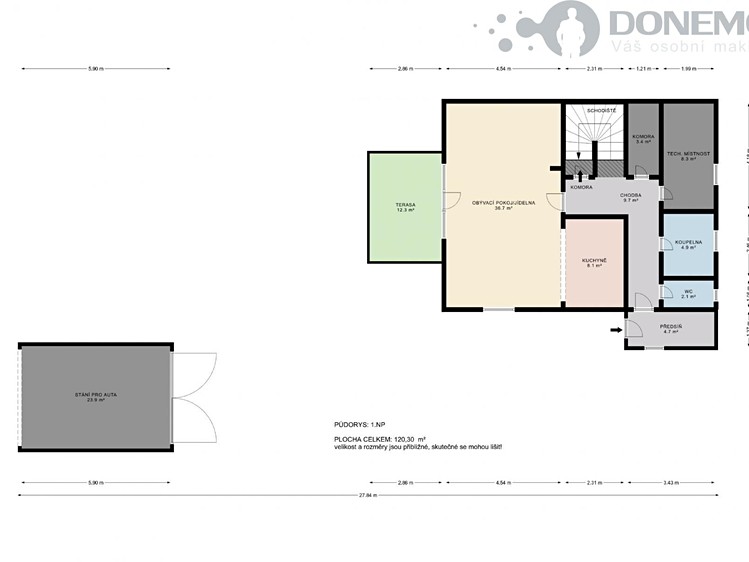 Prodej rodinného domu 195 m², pozemek 1 845 m² - foto 7