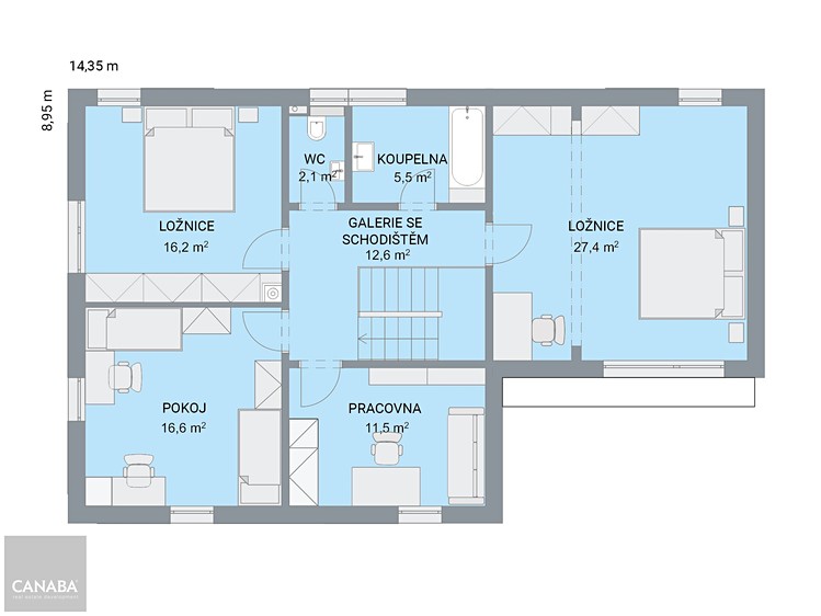 Prodej rodinného domu 181 m², pozemek 1 000 m² - foto 6