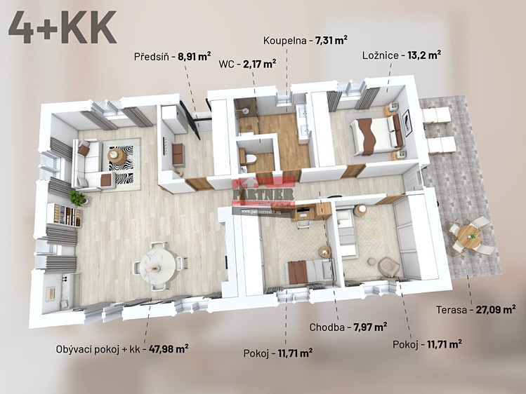 Pronájem rodinného domu 111 m², pozemek 1 404 m² - foto 2