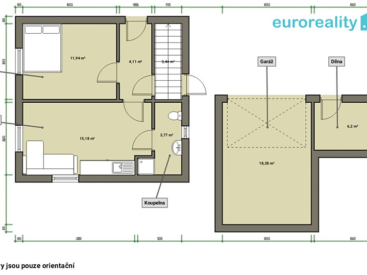 Pronájem rodinného domu 95 m², pozemek 238 m² - foto 5