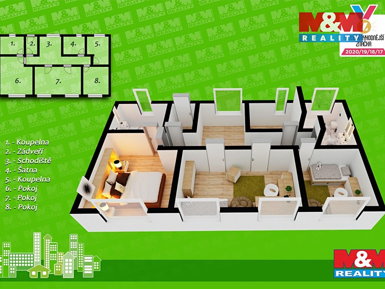 Pronájem rodinného domu 270 m², pozemek 721 m² - foto 8