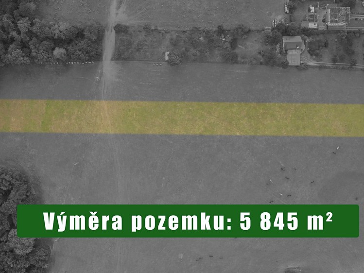 Prodej stavebního pozemku 5 845 m² - foto 5