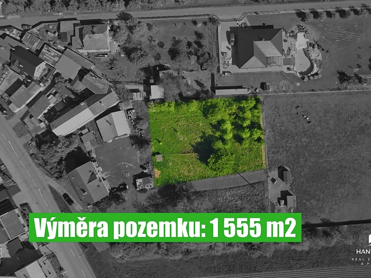Prodej stavebního pozemku 1 555 m² - foto 4